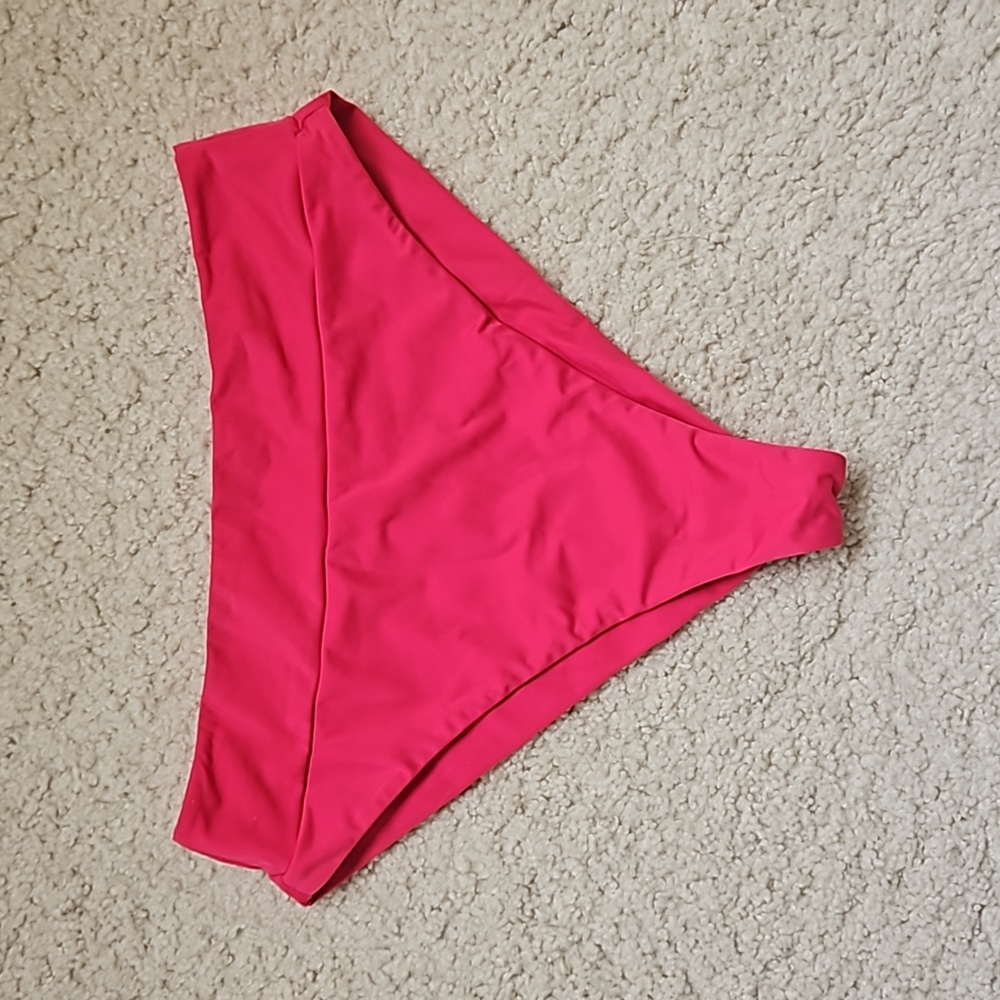 RVCA high waist cheeky bikini bottom